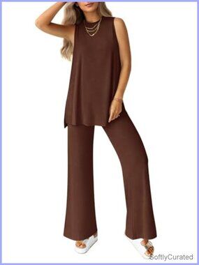 2 Piece Lounge Sets for Women Summer Travel Outfit Casual Matching Track Suits